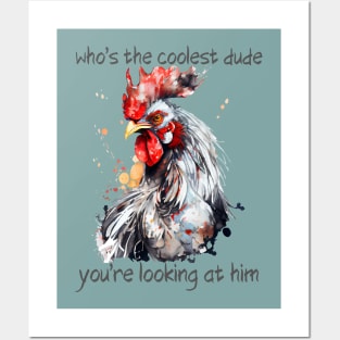 Coolest Rooster Posters and Art